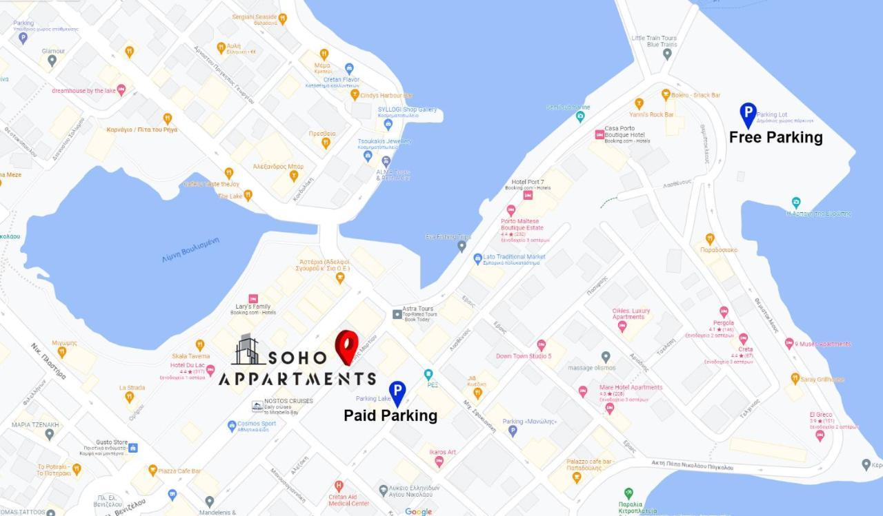 St. Nicolas Soho Apartments Ágios Nikólaos Екстериор снимка