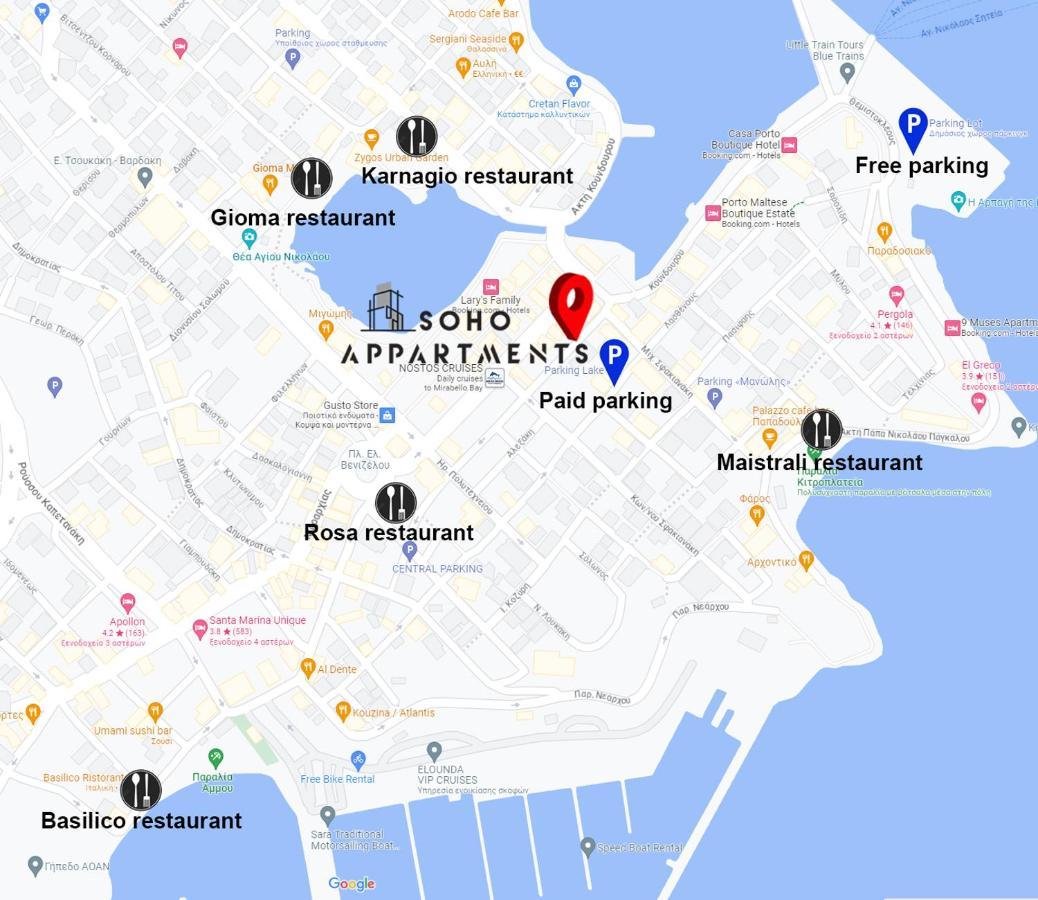 St. Nicolas Soho Apartments Ágios Nikólaos Екстериор снимка